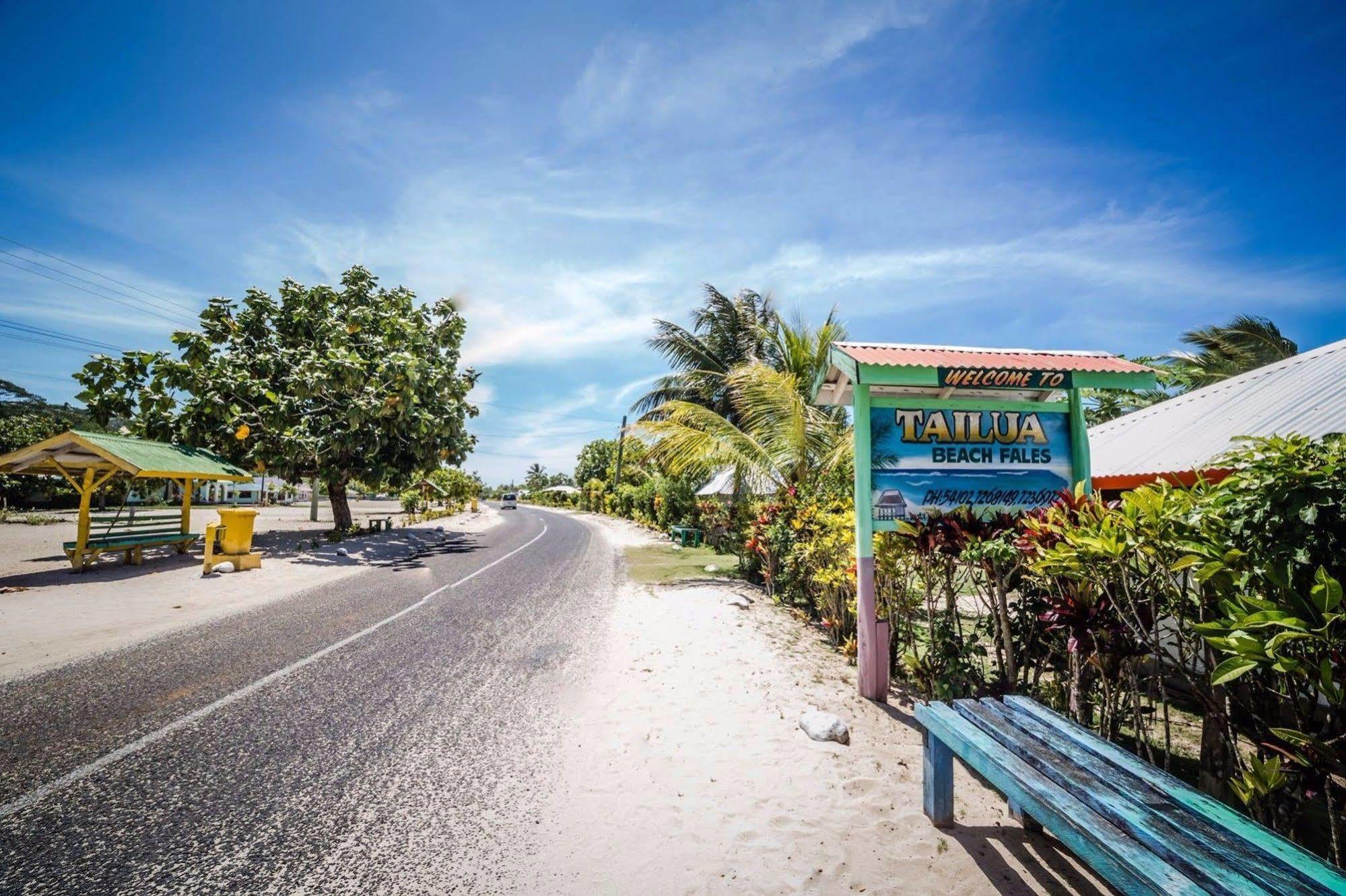 Tailua Beach Fales Manase Екстер'єр фото